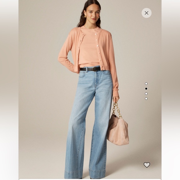 NWT J. Crew Featherweight cashmere cardigan - Picture 3 of 11